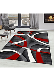 Rovigo Home Dijital Baskı Yıkanabilir Kaymaz Taban Salon Halı RVG0255 100x150 cm