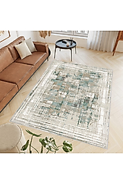 Rovigo Home Dijital Baskı Yıkanabilir Kaymaz Taban Salon Halı RVG0525 100x150 cm