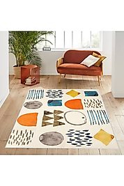 Rovigo Home Dijital Baskı Yıkanabilir Kaymaz Taban Salon Halı RVG0588 100x200 cm