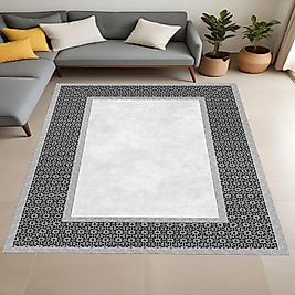 Dijital Baskı Yıkanabilir Kaymaz Taban Salon Halısı Ve Yolluk RVG0887-FNL103 100x200 cm