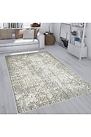 Rovigo Home Dijital Baskı Yıkanabilir Kaymaz Taban Salon Halı RVG1963-SM487 100x300 cm