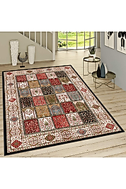 Rovigo Home Dijital Baskı Yıkanabilir Kaymaz Taban Salon Halı RVG1477 100x200 cm