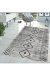Rovigo Home Dijital Baskı Yıkanabilir Kaymaz Taban Salon Halı RVG1360-HT-962 100x300 cm