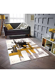 Rovigo Home Dijital Baskı Yıkanabilir Kaymaz Taban Salon Halı RVG1496 100x200 cm