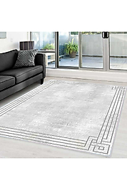 Rovigo Home Dijital Baskı Yıkanabilir Kaymaz Taban Salon Halı RVG0357 100x150 cm