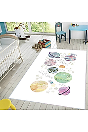 Rovigo Home Dijital Baskı Yıkanabilir Kaymaz Taban Çocuk Halısı RVG4011 100x150