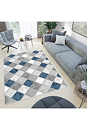 Rovigo Home Dijital Baskı Yıkanabilir Kaymaz Taban Salon Halı RVG0421 100x200 cm