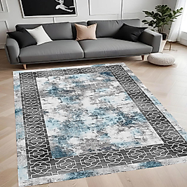 Dijital Baskı Yıkanabilir Kaymaz Taban Salon Halısı Ve Yolluk RV005-FNL255 100x400 cm