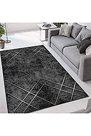 Rovigo Home Dijital Baskı Yıkanabilir Kaymaz Taban Salon Halı RVG1668 120x180 cm