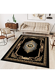 Rovigo Home Dijital Baskı Yıkanabilir Kaymaz Taban Salon Halı RVG0329 100x150 cm