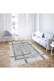 Rovigo Home Dijital Baskı Yıkanabilir Kaymaz Taban Salon Halı RVG1943-SM440 100x300 cm