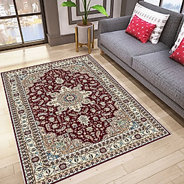 Rovigo Home Dijital Baskı Yıkanabilir Kaymaz Taban Salon Halı RVG0787 120x180 cm