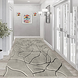 Dijital Baskı Yıkanabilir Kaymaz Taban Salon Halısı Ve Yolluk RV083-FNL369 100x400 cm