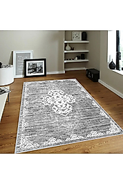 Rovigo Home Dijital Baskı Yıkanabilir Kaymaz Taban Salon Halı RVG0042-SD1088 100x300 cm