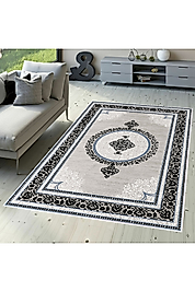 Rovigo Home Dijital Baskı Yıkanabilir Kaymaz Taban Salon Halı RVG0349 100x150 cm