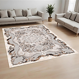 Dijital Baskı Yıkanabilir Kaymaz Taban Salon Halısı Ve Yolluk RV017-FNL271 100x150 cm