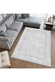 Rovigo Home Dijital Baskı Yıkanabilir Kaymaz Taban Salon Halı RVG1950-SM491 120x180 cm