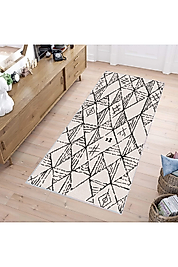 Rovigo Home Dijital Baskı Yıkanabilir Kaymaz Taban Salon Halı RVG1113 100x150 cm