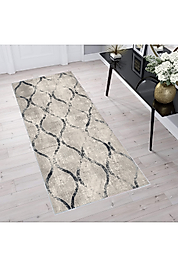 Rovigo Home Dijital Baskı Yıkanabilir Kaymaz Taban Salon Halı RVG1596 100x200 cm