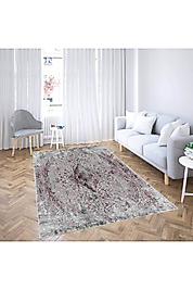 Rovigo Home Dijital Baskı Yıkanabilir Kaymaz Taban Salon Halı RVG1928-HT935 100x150 cm