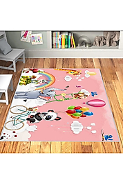 Rovigo Home Dijital Baskı Yıkanabilir Kaymaz Taban Çocuk Halısı RVG4054 120x180
