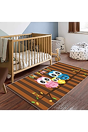 Rovigo Home Dijital Baskı Yıkanabilir Kaymaz Taban Çocuk Halısı RVG4075 120x180