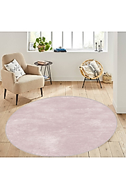 Rovigo Home Dijital Baskı Yıkanabilir Kaymaz Taban Yuvarlak Halı RVG7095 120x120 cm