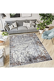 Rovigo Home Dijital Baskı Yıkanabilir Kaymaz Taban Salon Halı RVG0409 100x150 cm