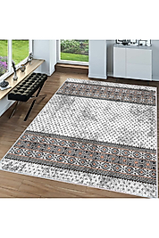 Rovigo Home Dijital Baskı Yıkanabilir Kaymaz Taban Salon Halı RVG0064-SM19 100x200 cm