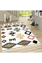 Rovigo Home Dijital Baskı Yıkanabilir Kaymaz Taban Salon Halı RVG1663 80x200 cm